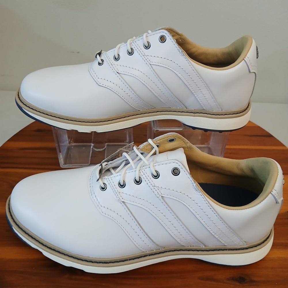 Adidas MC Z-TRAXION Mens 8 White Leather‎ Golf Shoes Boost Spikeless IF2713